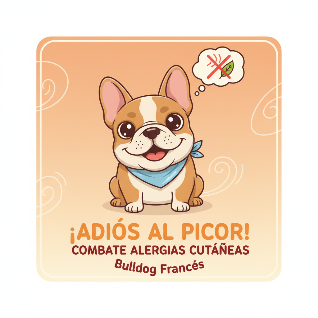 ¡Adiós al picor! Cómo combatir las alergias cutáneas en tu Bulldog Francés
