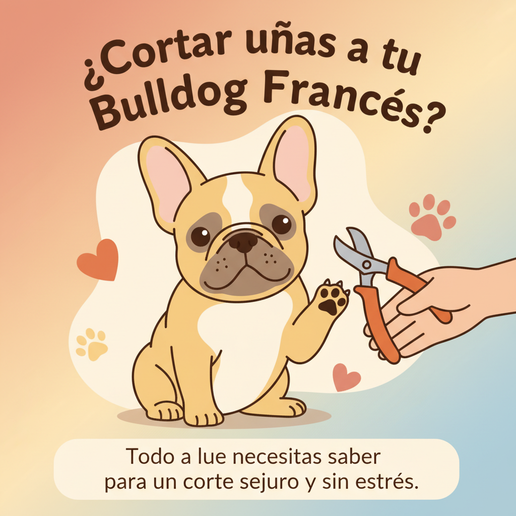 ¿Cortar uñas a tu Bulldog Francés? Todo lo que necesitas saber para un corte seguro y sin estrés