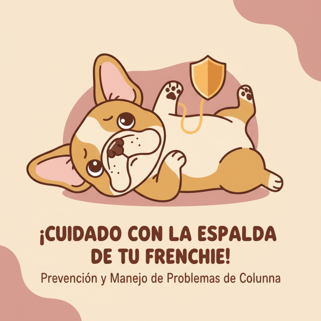 ¡Cuidado con la espalda de tu Frenchie! Prevención y Manejo de Problemas de Columna