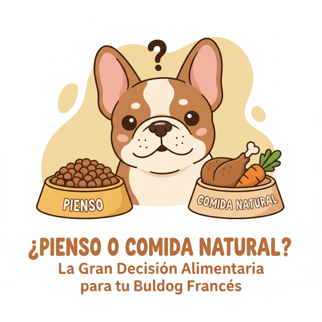 ¿Pienso o Comida Natural? La Gran Decisión Alimentaria para tu Bulldog Francés
