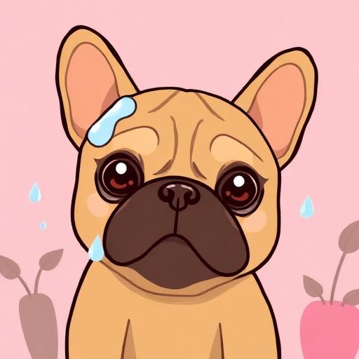 Cómo cuidar los pliegues faciales de tu Bulldog Francés