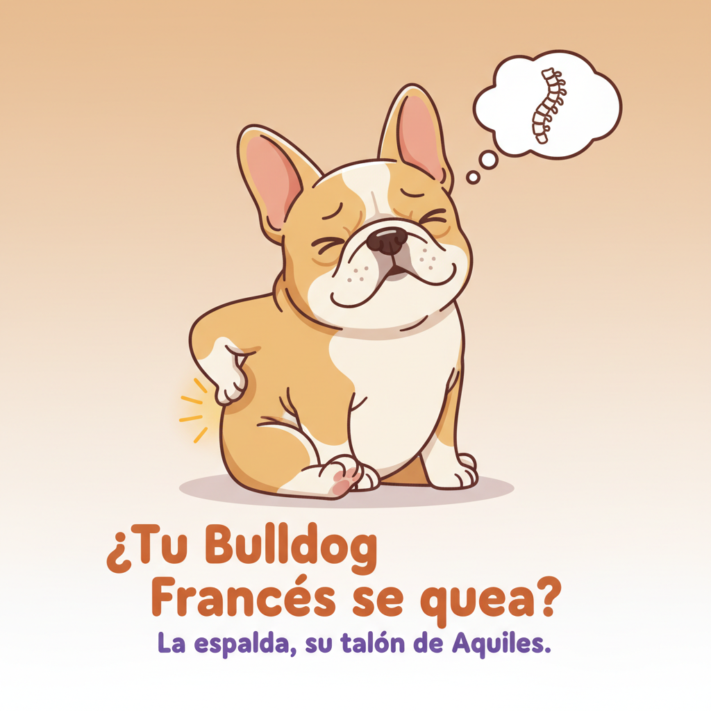 ¿Tu Bulldog Francés se queja? La espalda, su talón de Aquiles